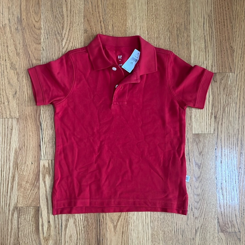 Gap Short Sleeve Red Polo XS (4-5)